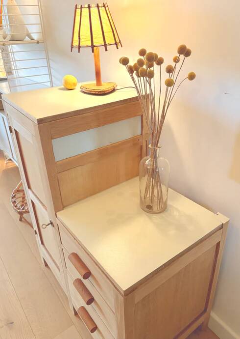 Small asymmetrical wardrobe "Clémentine"