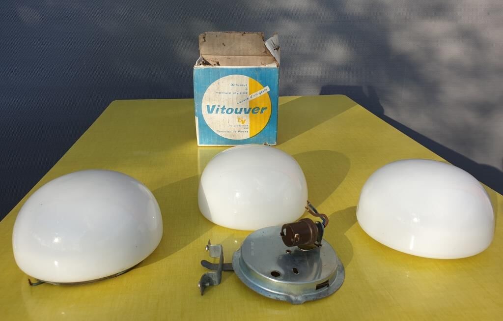 Set 3 ceiling lights globe vitouver