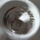 8 vintage Vannes crystal white wine glasses