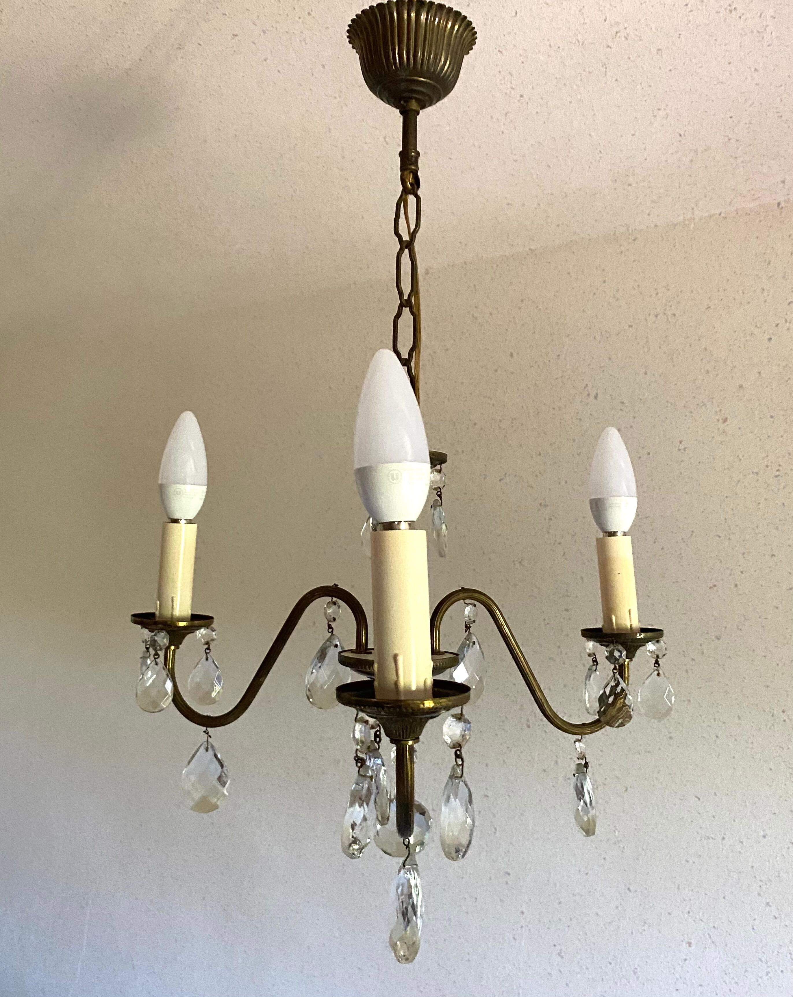 Old grapefruit chandelier