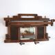 Art Deco wall coat rack