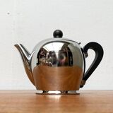 Postmodern Italian Bomb Teapot in Stainless Steel and Bakelite by Carlo Alessi for Alessi
