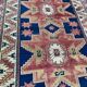 Handmade Turkish vintage carpet 102x190