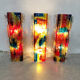 Set of 3 vintage wall lights 'Chartres' Willem Van Oyen Raak