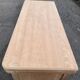 Louis Philippe 2-body sideboard renovated in raw wood with 2 glass doors