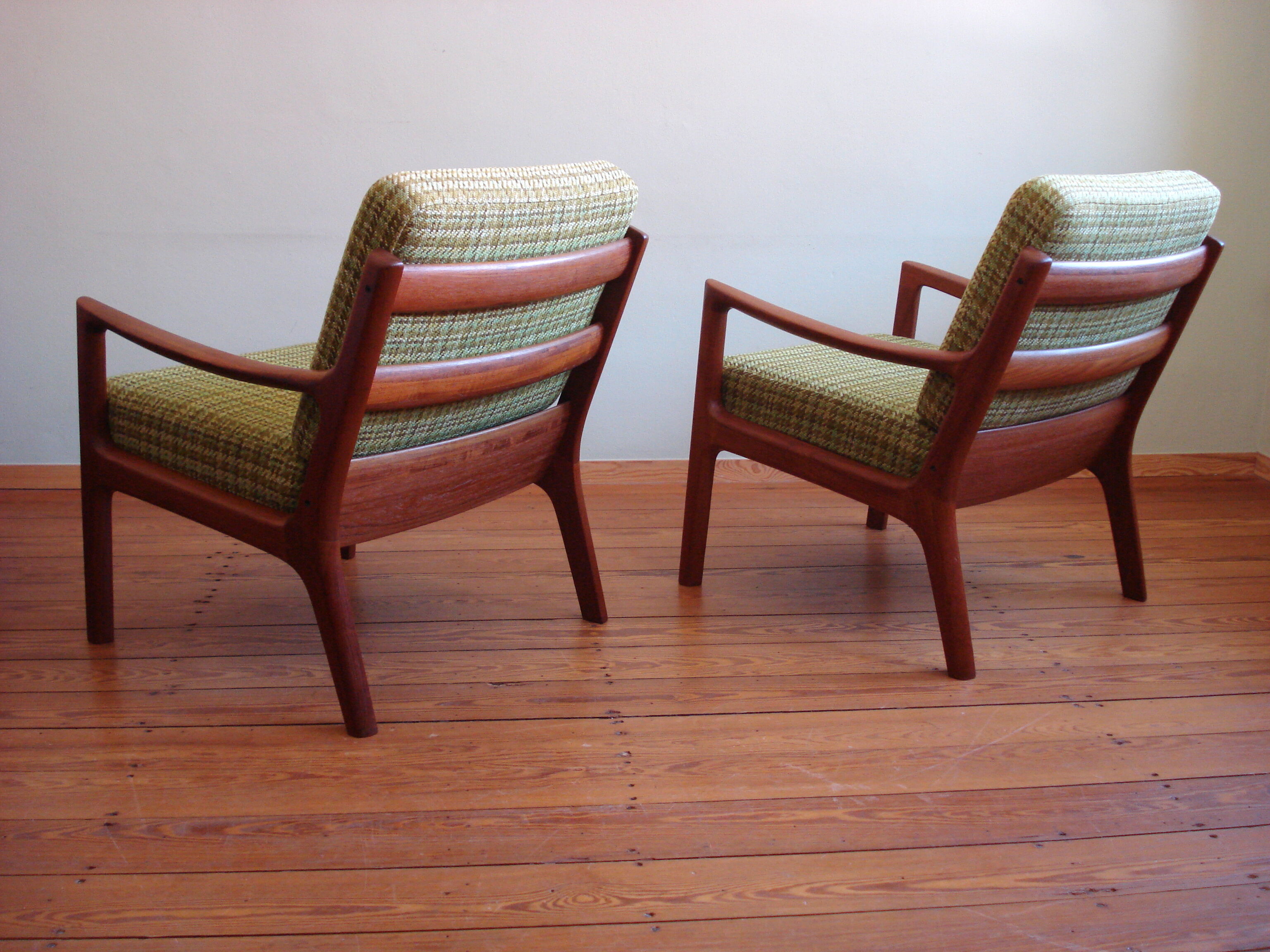 Ensemble de 2 fauteuils Senator en teck par Ole Wanscher pour France & Son, années 1960