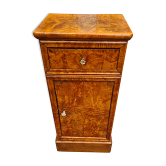 Bedside table walnut bramble late nineteenth