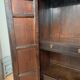 Brown lacquered Chinese wardrobe from Shandong.