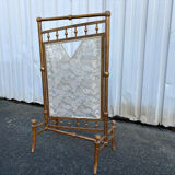 Old gilded wooden screen – Japanese-style fabric