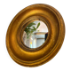 Miroir convexe rond doré miroir de sorcière