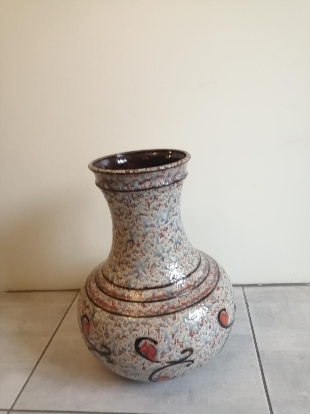 Vase 60s scheurich west germany