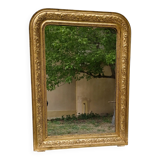 Golden mirror in louis-philippe style around 1870