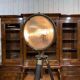 Modern marine floor lamp with compass