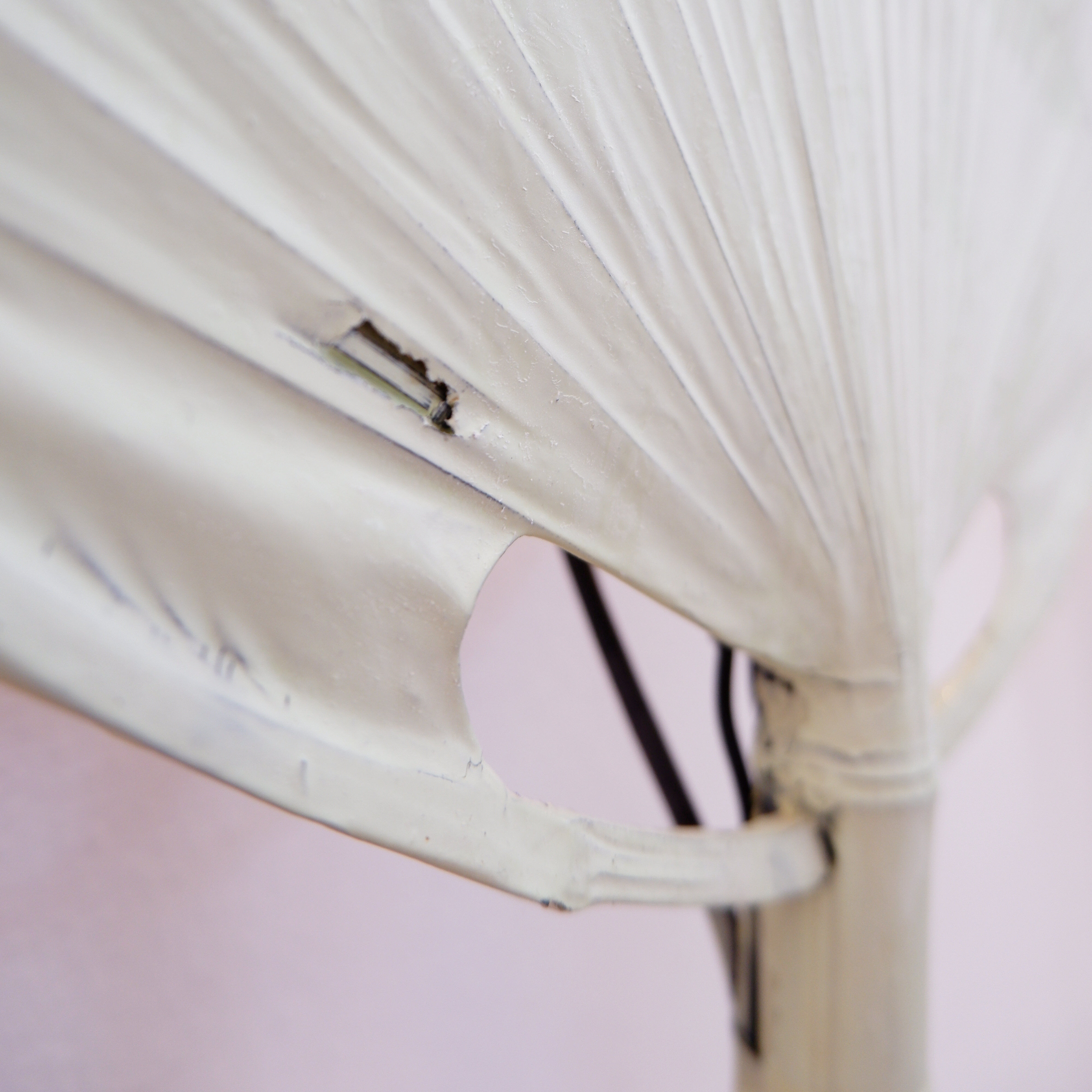 Pair of Uchiwa III wall lights by Ingo Maurer for M Design, 1970s