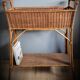 Planter door rattan plant