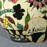 Polychrome Earthenware Vase, signed J.Massier, Vallauris – Early 20th Century