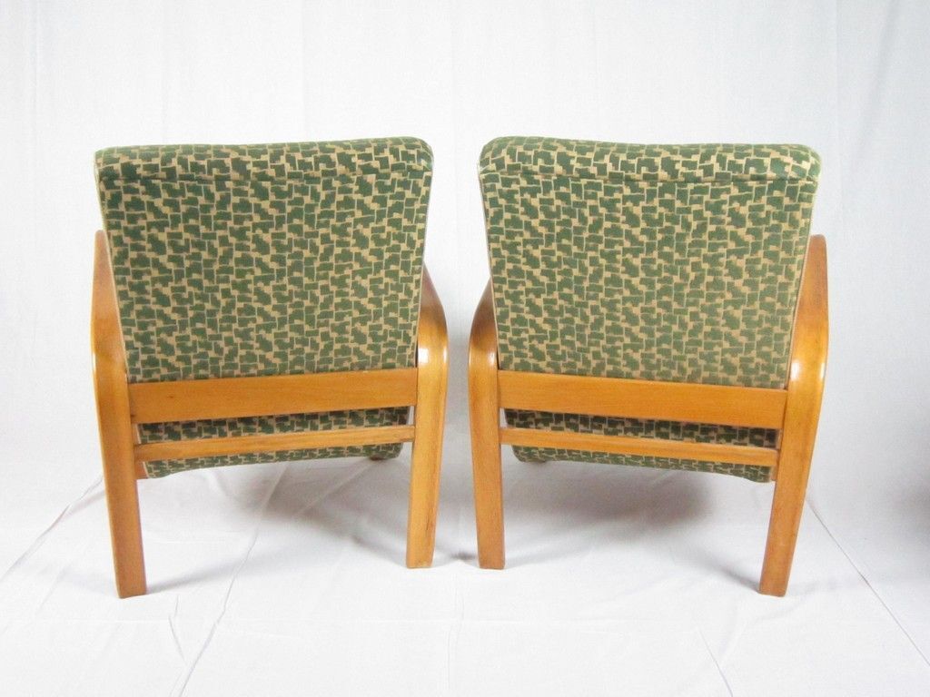 Chairs by Jindrich Halabala for UP Závody 1940 s