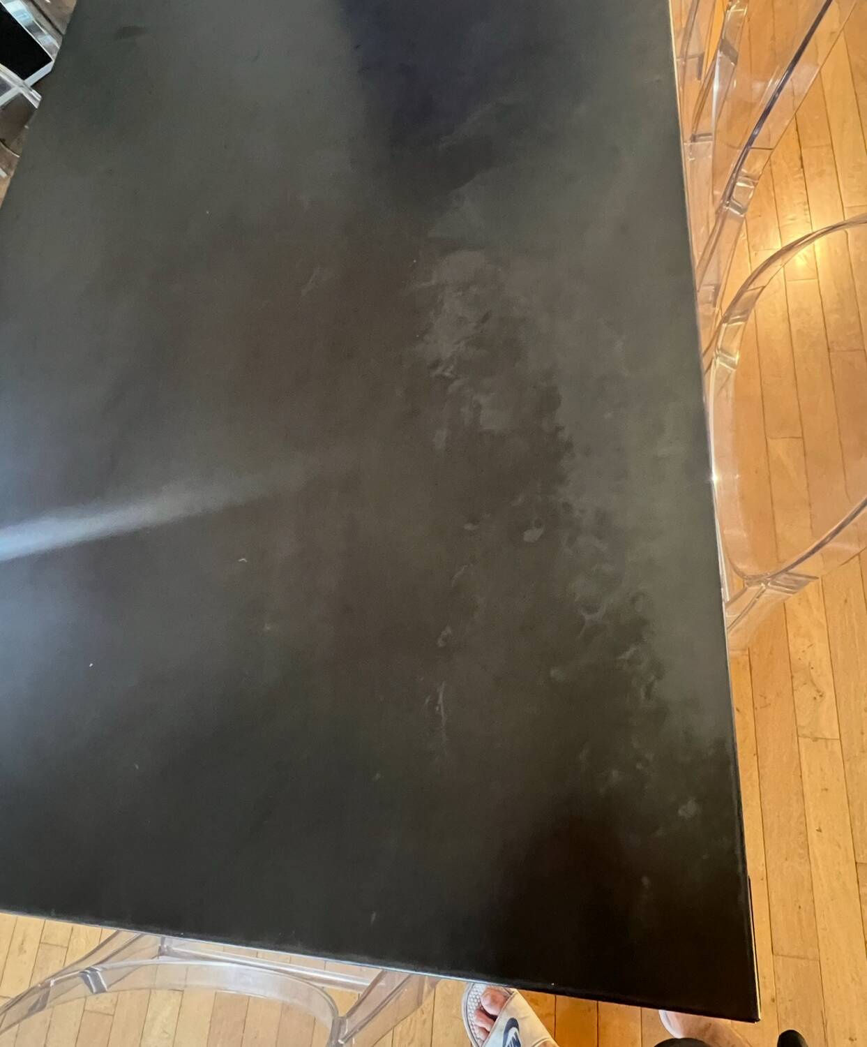 Zeus rectangular table, Big Irony metal / Maurizio Peregalli, 2000