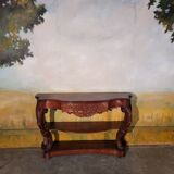 Large mahogany dining console