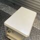Kartell white ABS bar cart