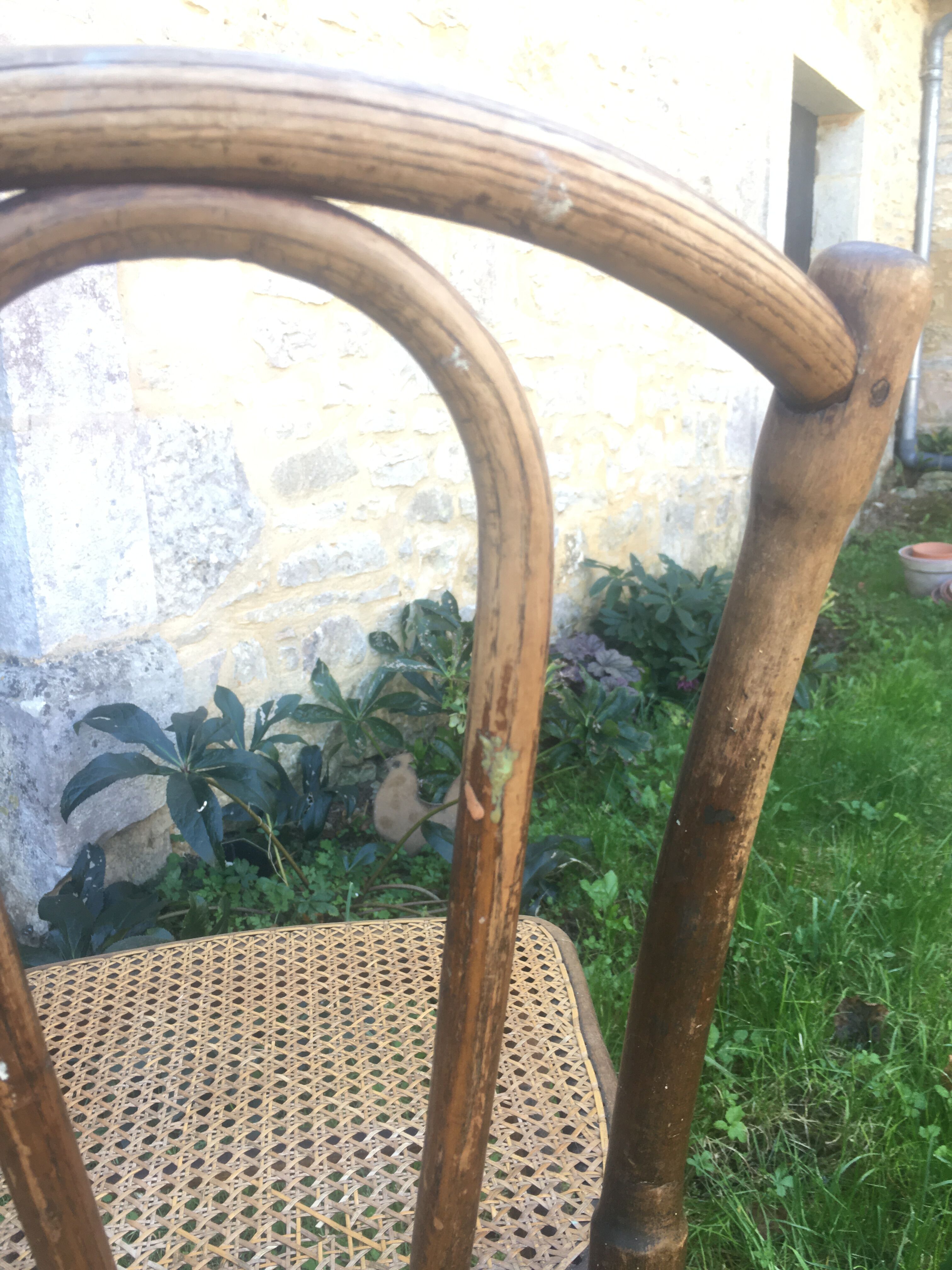 Bistro chair cannée