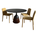 Table coin wendelbo + 3 time novamobili chairs
