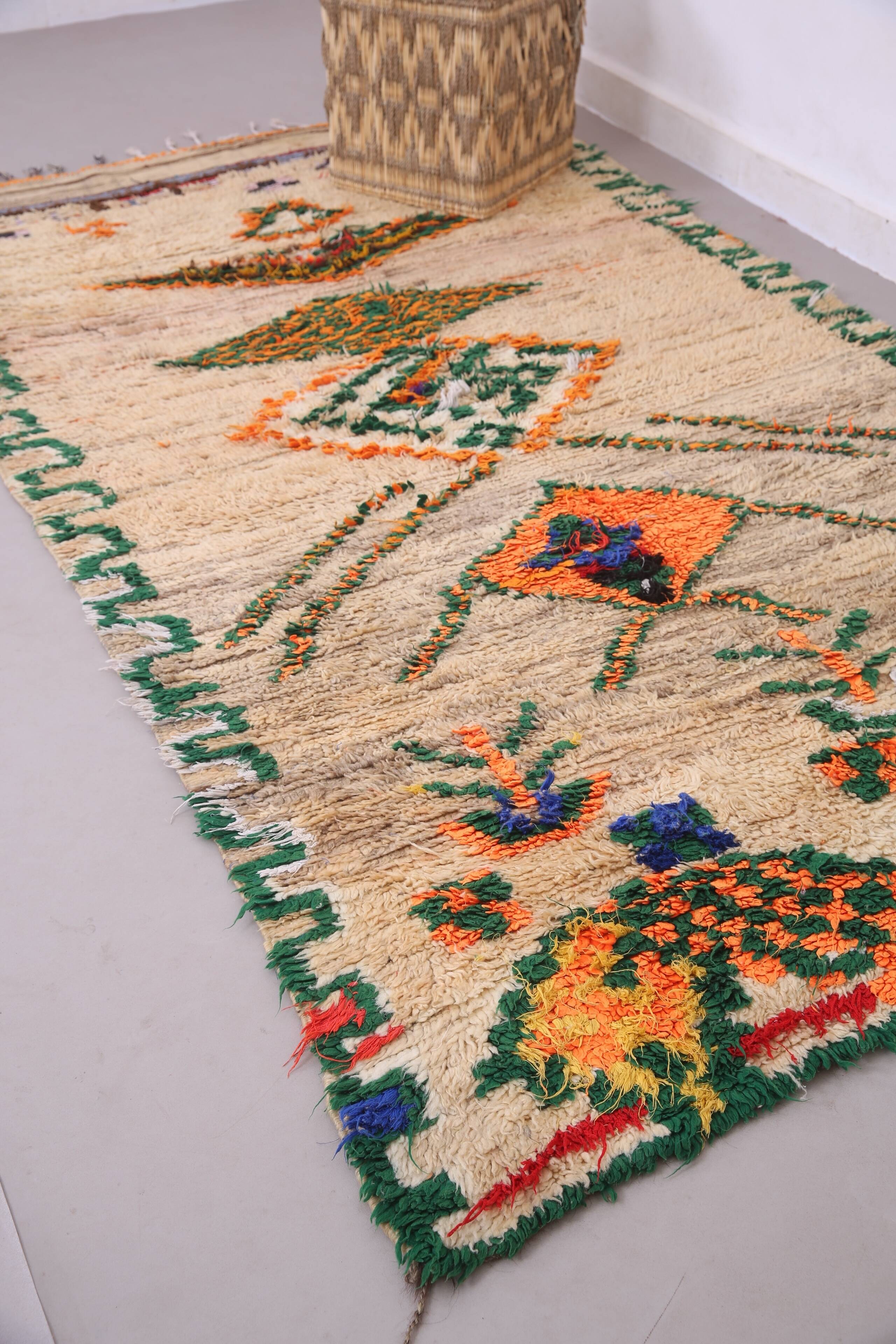 Vintage Moroccan Rug 148 x 260 cm - Tribal Moroccan rug - Berber Wool Rug