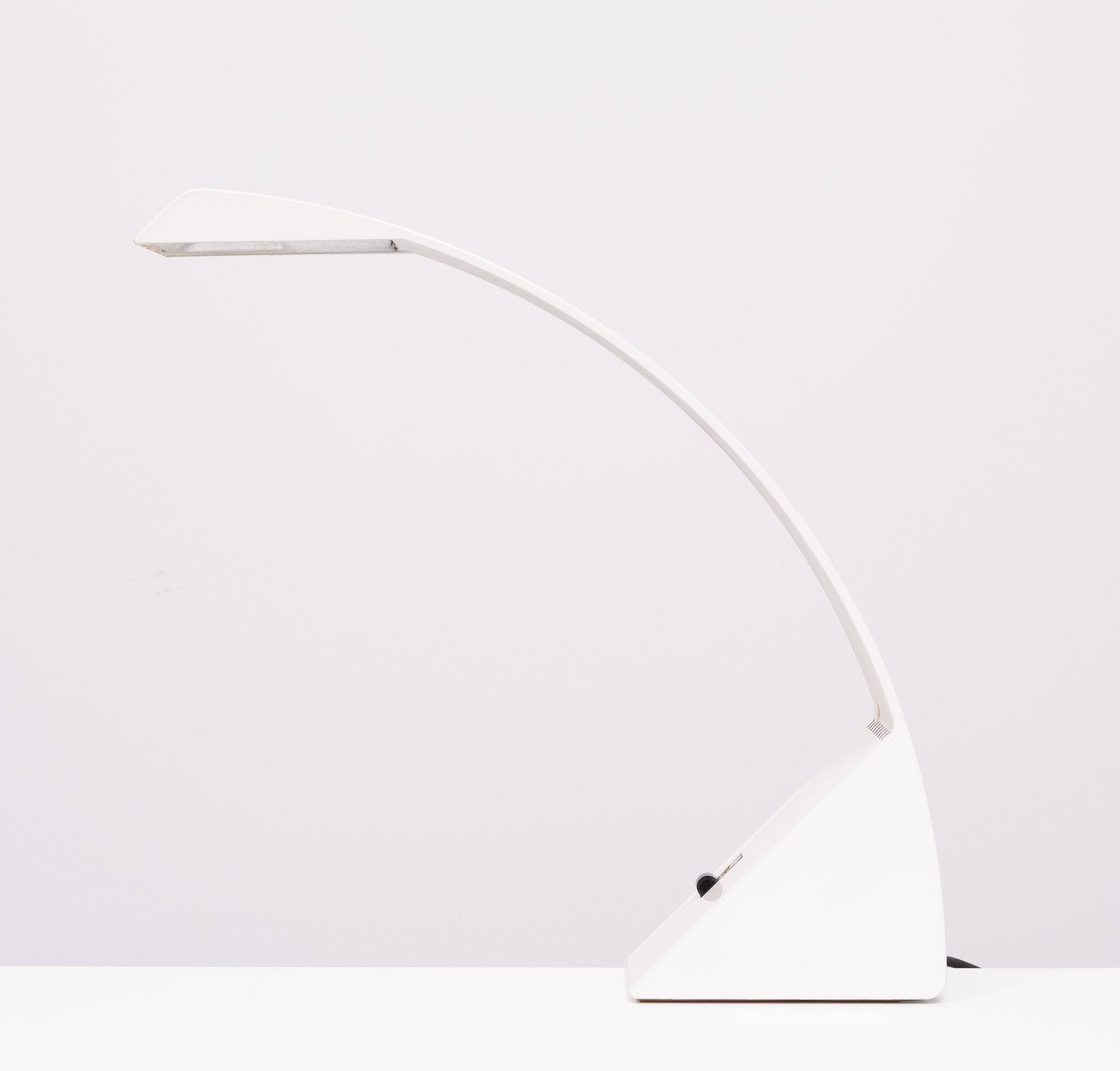 Arcobalena Table lamp minimalist post modern design marco zotta 1980s Italy