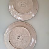 Set of two Bassano plates