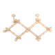 Napoleon III style bamboo accordion coat rack, 19th century