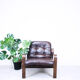 Armchair brown leather, 1970