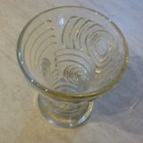 Fresnel style glass vase