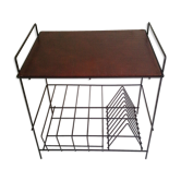 Metal table range vintage vinyl matte black