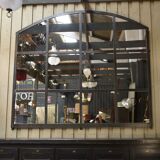 Miroir fenêtre d'usine en métal 1930 195x170cm