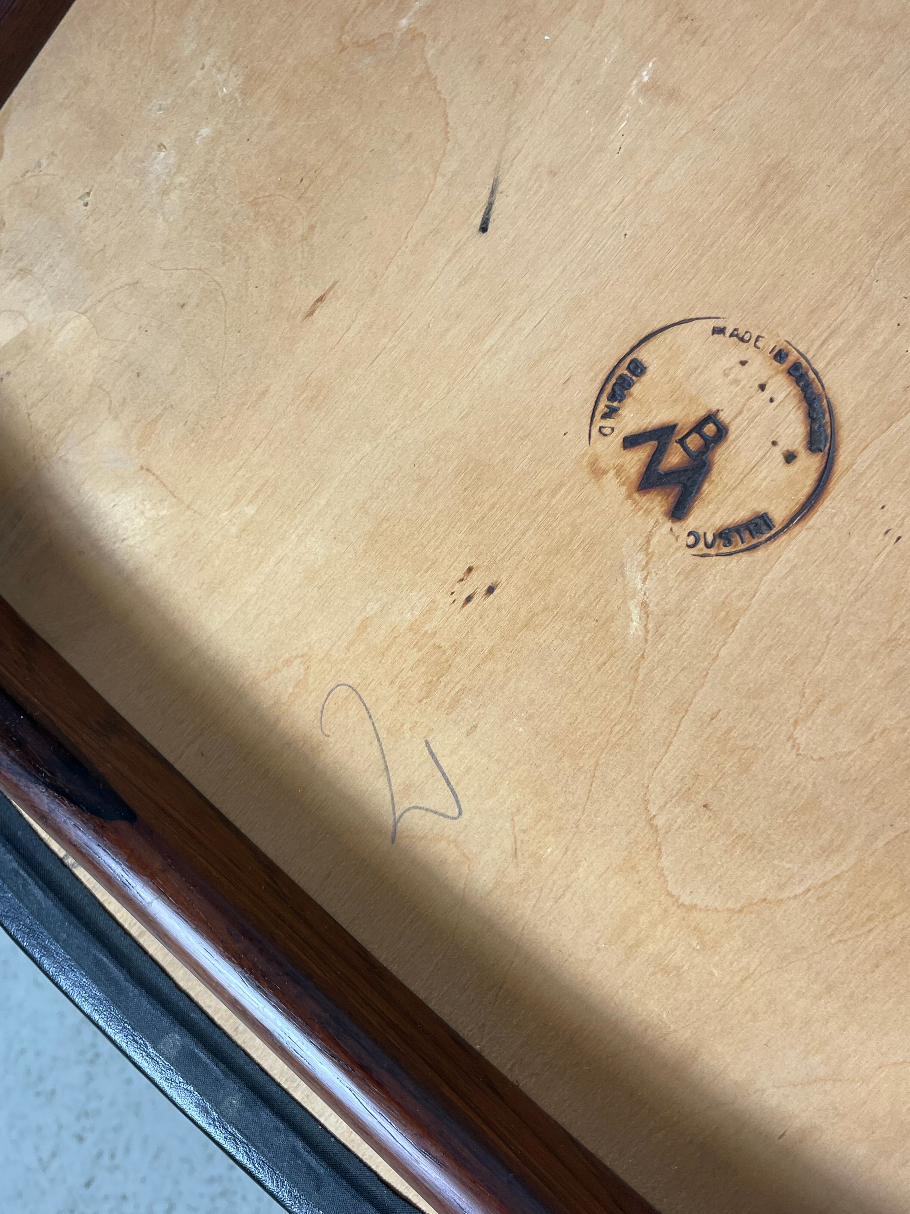 4 chaises par Henry Rosengren pour Brande Denmark 60