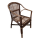 Fauteuil en rotin vintage enfant