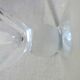 6 vintage JC Durand crystal wine glasses