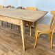 Table de ferme patine d'origine 278 cm