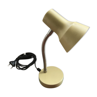 Lampe de bureau beige 1970