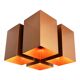 Bronze 'Viervoud' ceiling light by Raak, 1970s