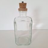 Glass bottle and cork stopper