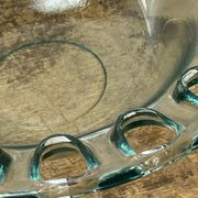 Blown glass salad bowl