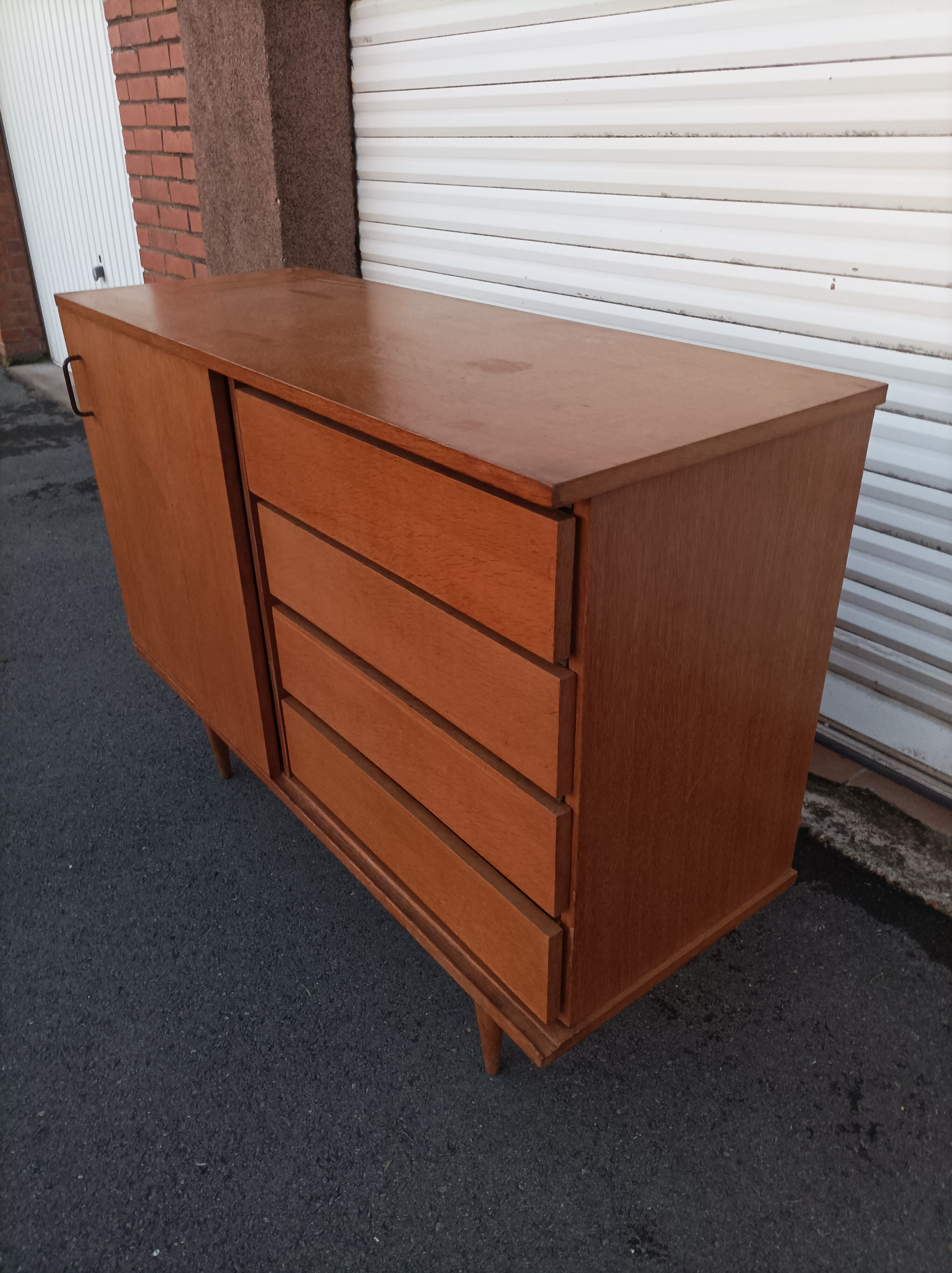 Old vintage danish scandinavian buffet