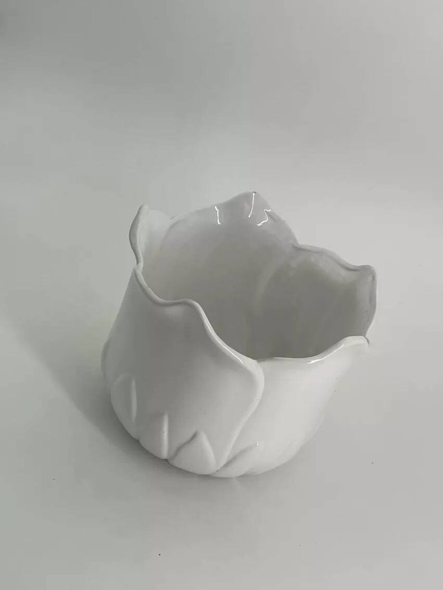 Cache-pot années 60 en porcelaine