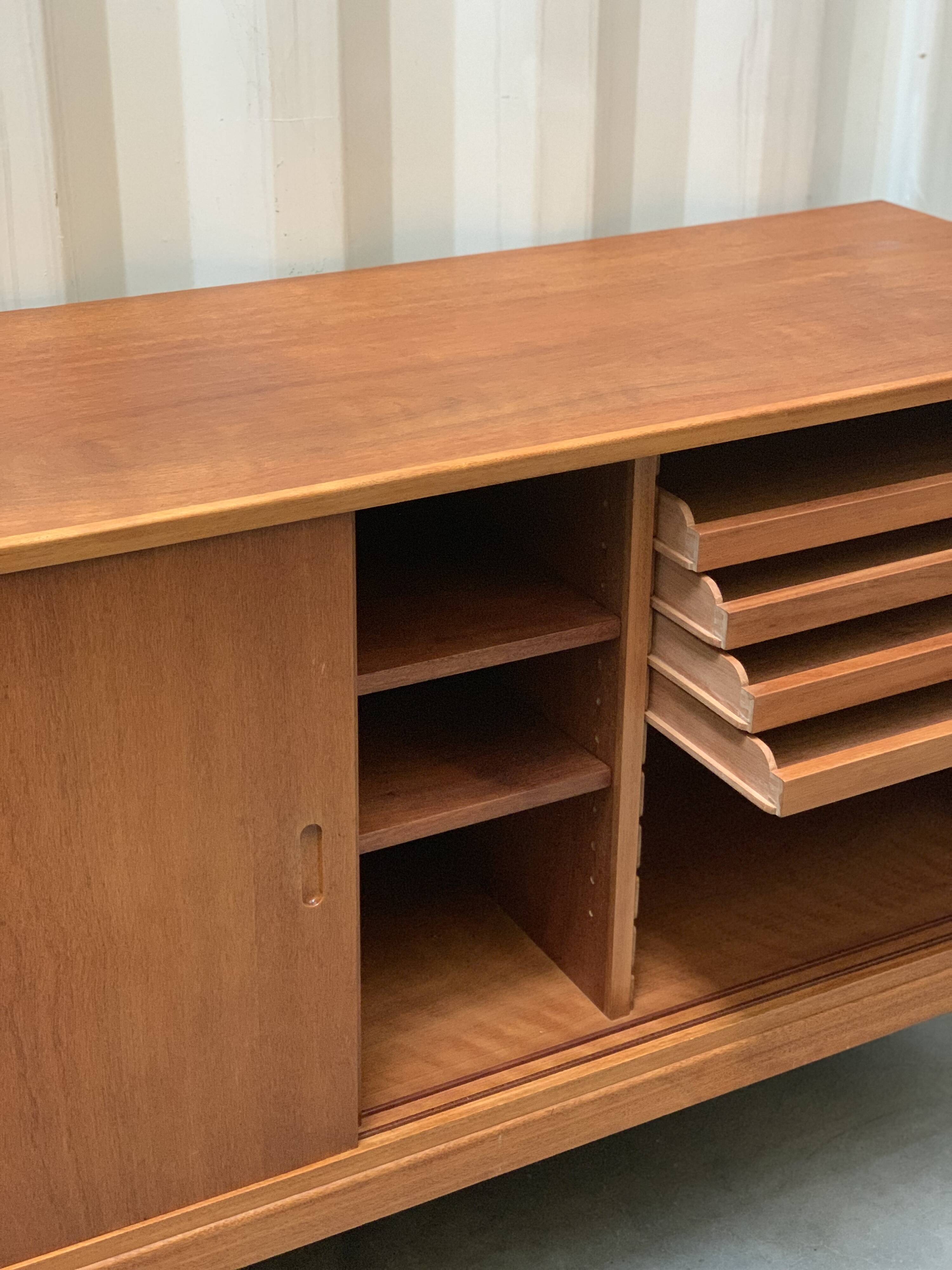 Teak Sideboard by Tove & Edvard Kindt-Larsen for Gustav Bertelsen 50s