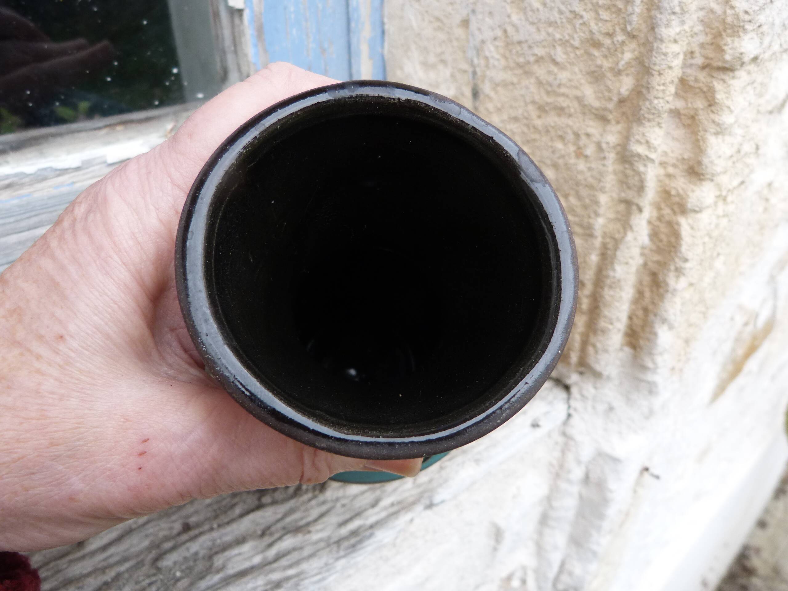 Vintage 1960s modernist ceramic vase