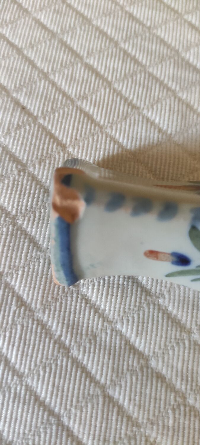 2 antique knife holders HB Quimper