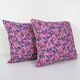 Set of 2 vintage Turkish cushion covers 51x51 cm