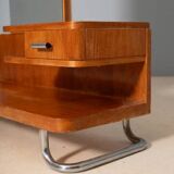 Functionalist hall stand with mirror, Czechoslovakia, 1930s