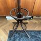 Baumann coat rack, swivelling parrot design from the 60s/70s in wood.